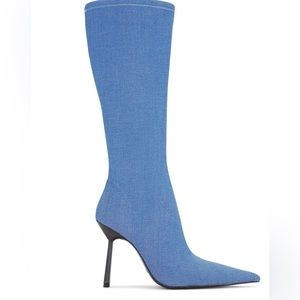 Stretch boot in blue